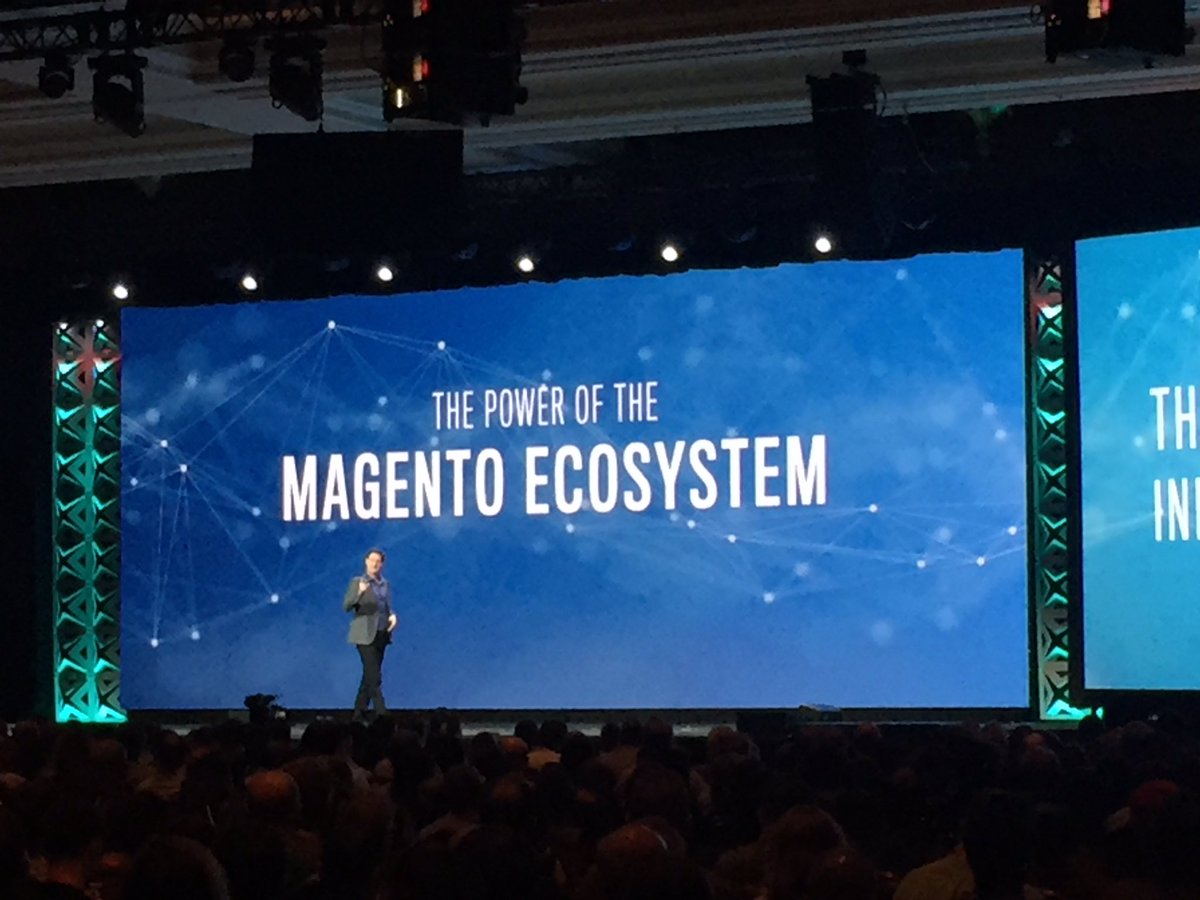 overdosestudio's tweet photo. "The future is powered by #Magento."

- Mark Lavelle, CEO @Magento (@mklave1) 

Amen, brother!

#realmagento #magentoimagine2017 https://t.co/y5kc19UTn7