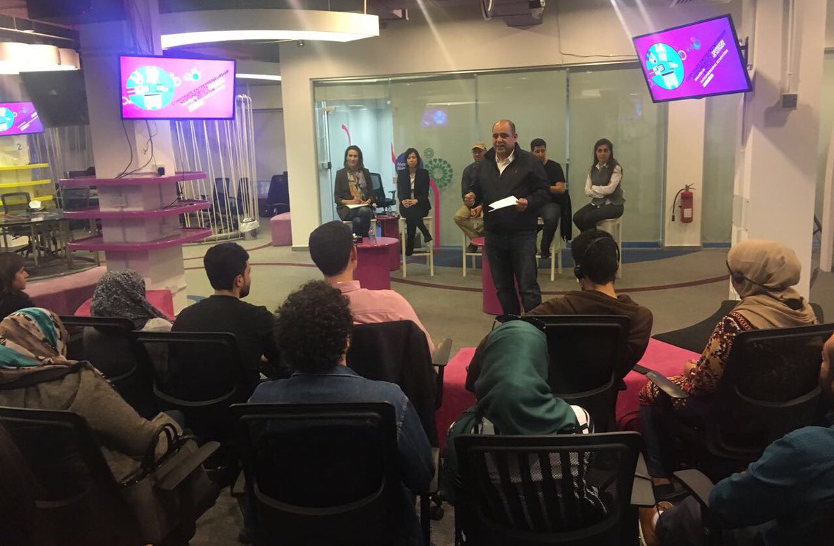 ZainJo's tweet photo. During the "Culinary Innovation Branding &amp; Markitting" Panel Discussion talking about successful stories in culinary field. 
#ZINCJO https://t.co/n8Cvb70hrT