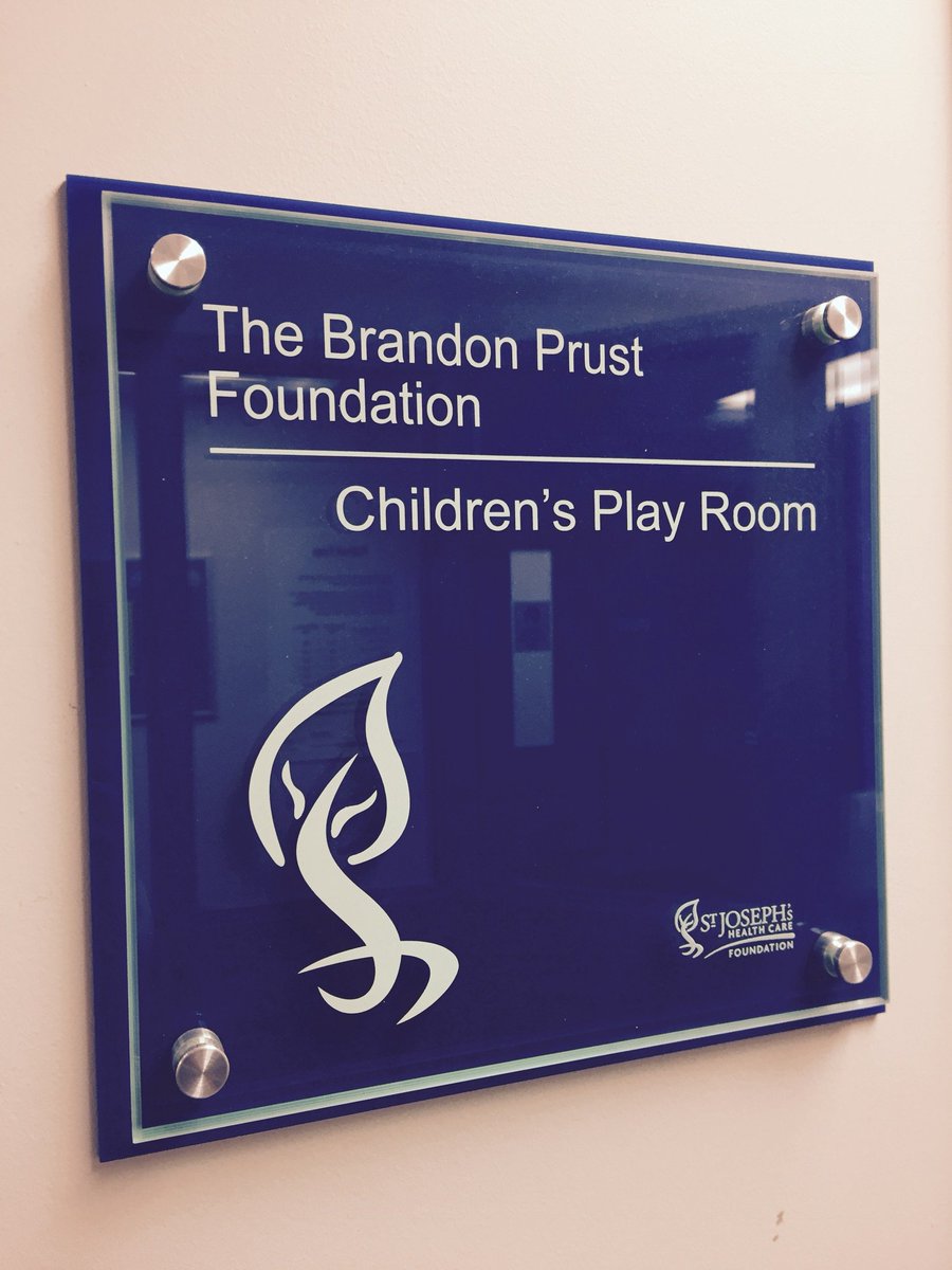 Prusty4Kids's tweet photo. #Thanks @iSee_Vision @SJHCFoundation for giving us a special place at @stjoes_health @BrandonPrust8 https://t.co/WIAJj2EkZD
