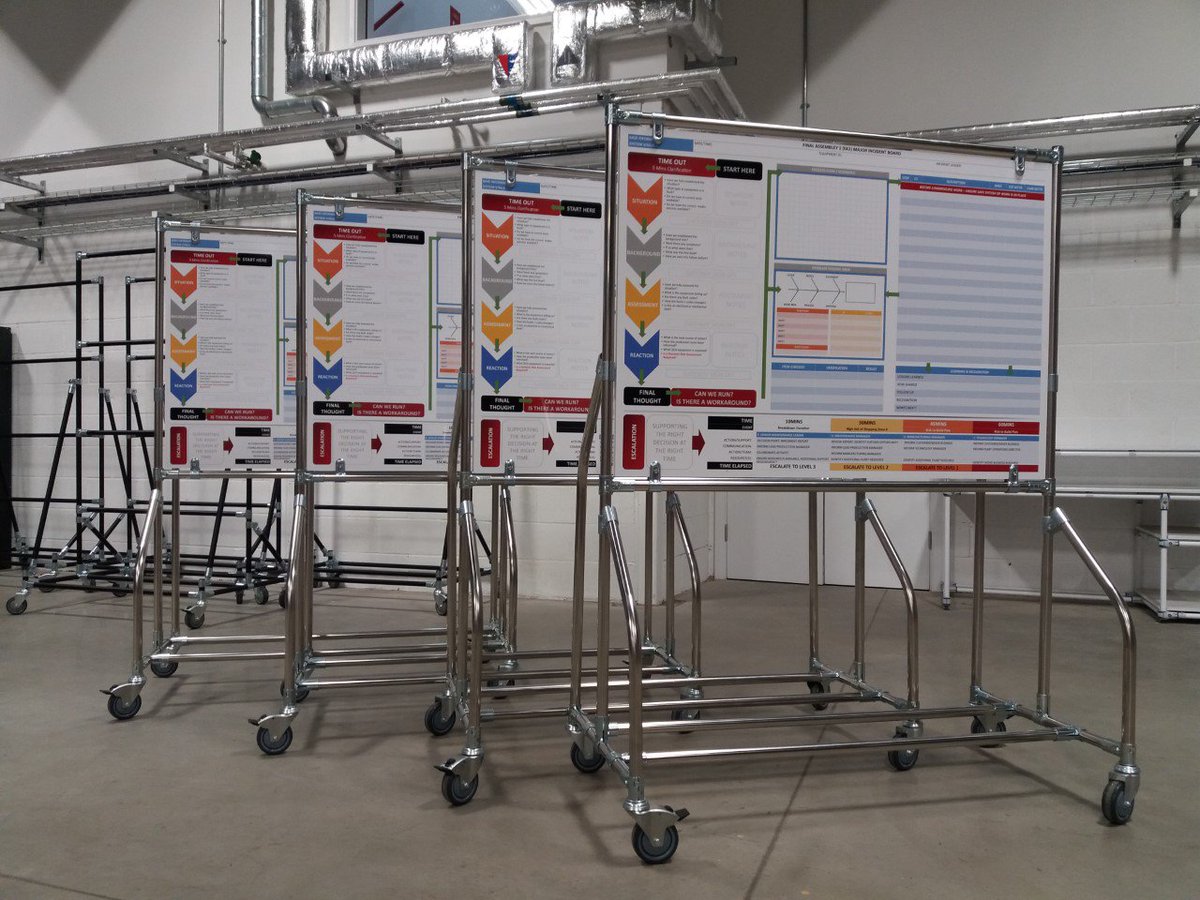 TubeandBracket's tweet image. #Workcell #information boards all ready to go out to one of our #automotive customers today - completely bespoke and fully branded