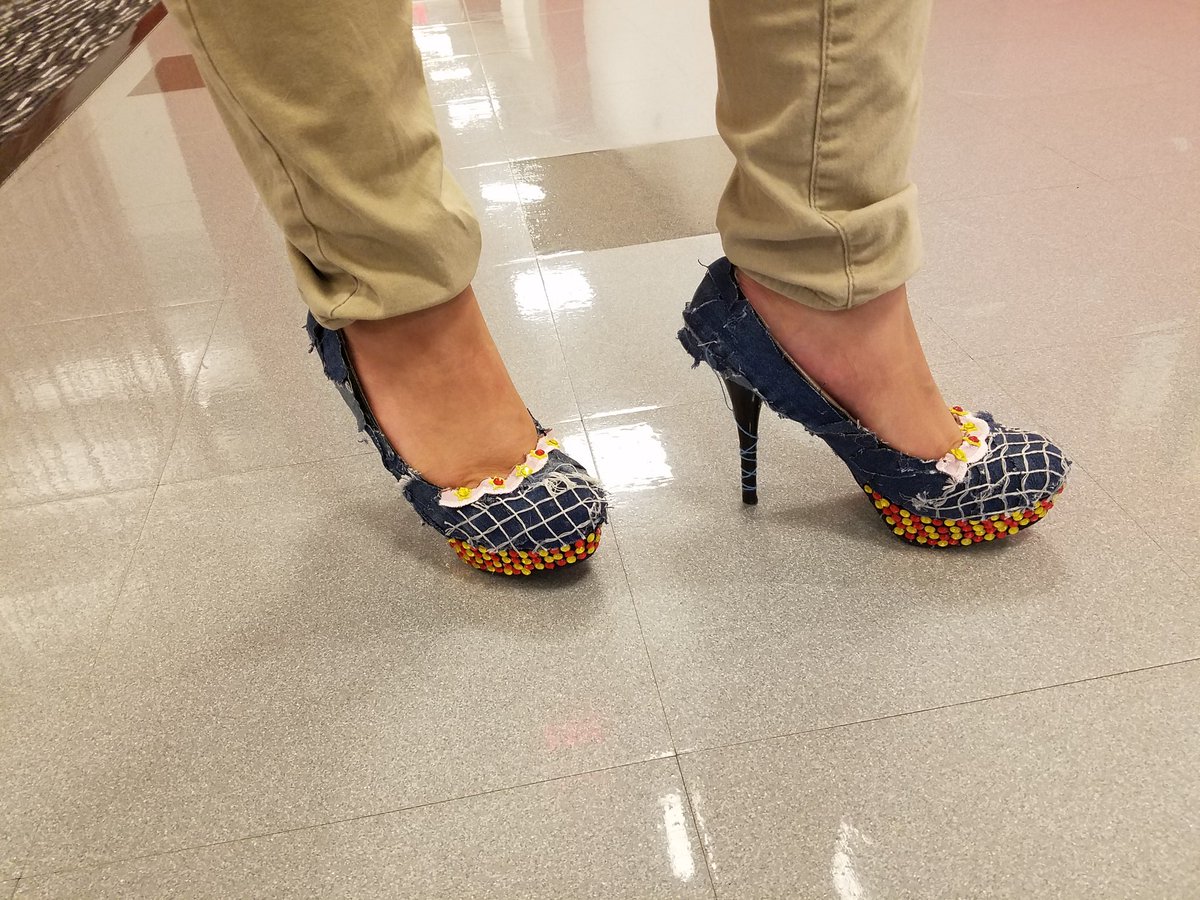 Trashion fashion! Creative use of trash in the art room.