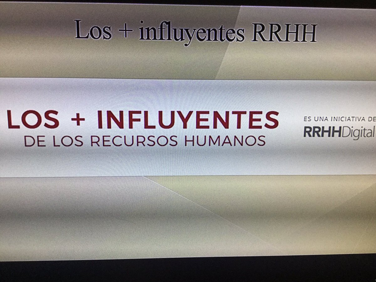 RRHHDigital's tweet photo. A pocos minutos de empezar esta nueva edición de Los + Influyentes 2017⏳📝 #InfluyentesRRHH https://t.co/kVwnGyO5LT