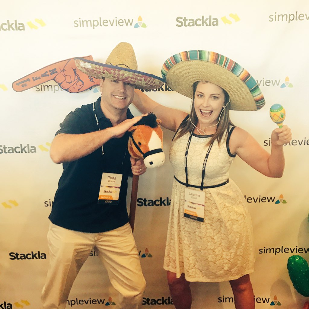 Pete_Cassidy's tweet photo. Come see these two clowns @laurengard @sfrevo outside the Arizona Ballroom #stacklalife #UGC #svsummit17 @simpleview π΅π₯π¨πΌβπ» https://t.co/PNr1ho0HZm