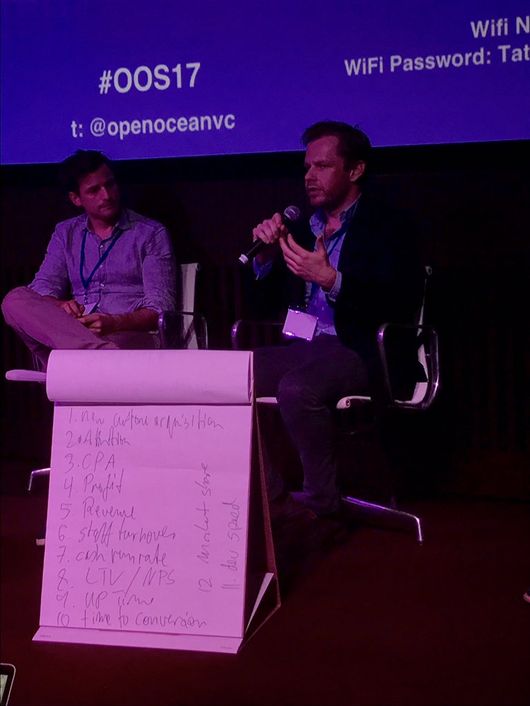 nichnachnoch's tweet photo. Oh nothing, just a #lofi list of ingredients for building a $bn business, by people who've done it. @christophermuhr @openoceanvc #oos17 https://t.co/xndwVfVRlg