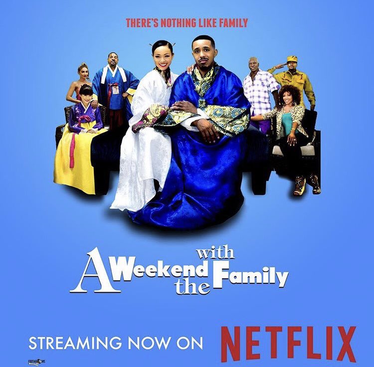 iamadrianjavon's tweet photo. The 2nd film I worked on is now streaming on Netflix. Check it out of you haven't yet. #AweekendWithTheFamily #Netflix https://t.co/imHbaHjNZ9