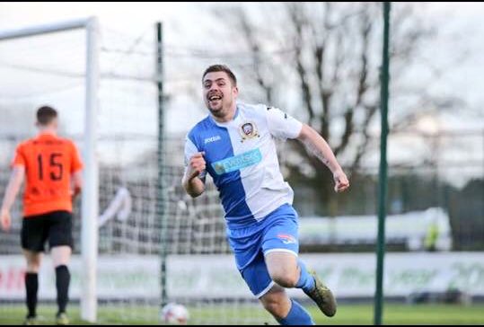 ColeraineFC's tweet photo. STAT: @mclaughlinjame5 winner against Glenavon means the striker has now scored against every team in the Irish League... #predator https://t.co/3QxlIu584V
