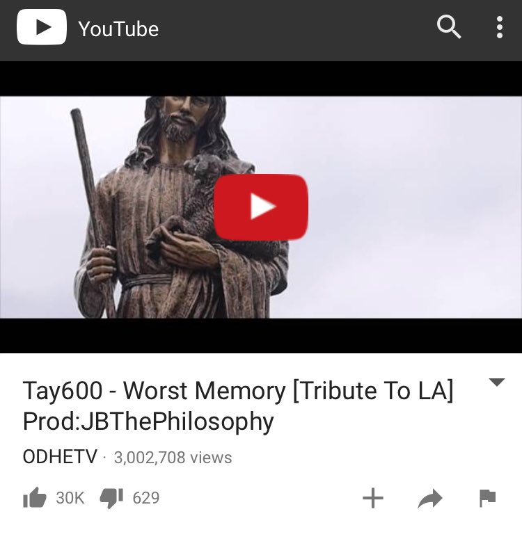TaySixO's tweet photo. 3Mill Thanks For da Support Me &amp; L'a Really Appreciate The Supporters #WorstMemory🙏🏾#L'aNationGeneral🇺🇸 https://t.co/ZkEZA3z6Fh