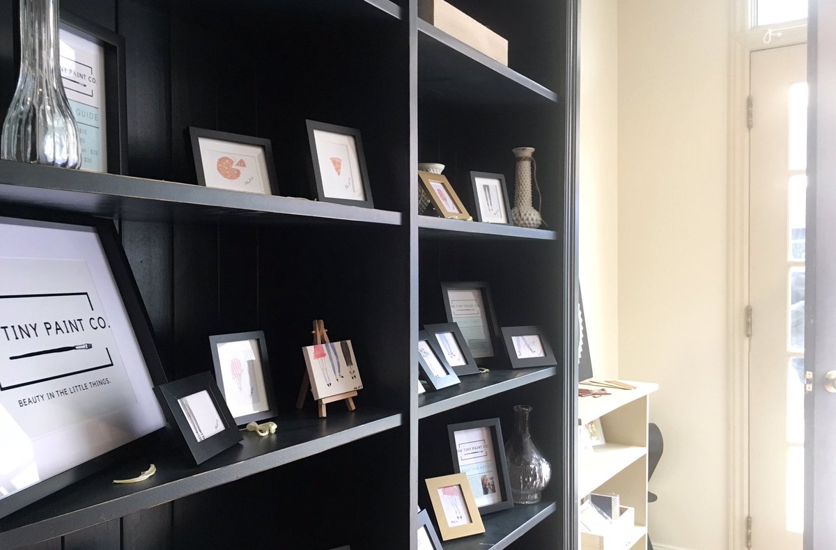 IrisArtsGalt's tweet photo. We're stoked to present The Tiny Paint Company!   Come check out these awesome mini pieces by the amazing local stunner, Brooke Burnet! https://t.co/RDGYBRj889