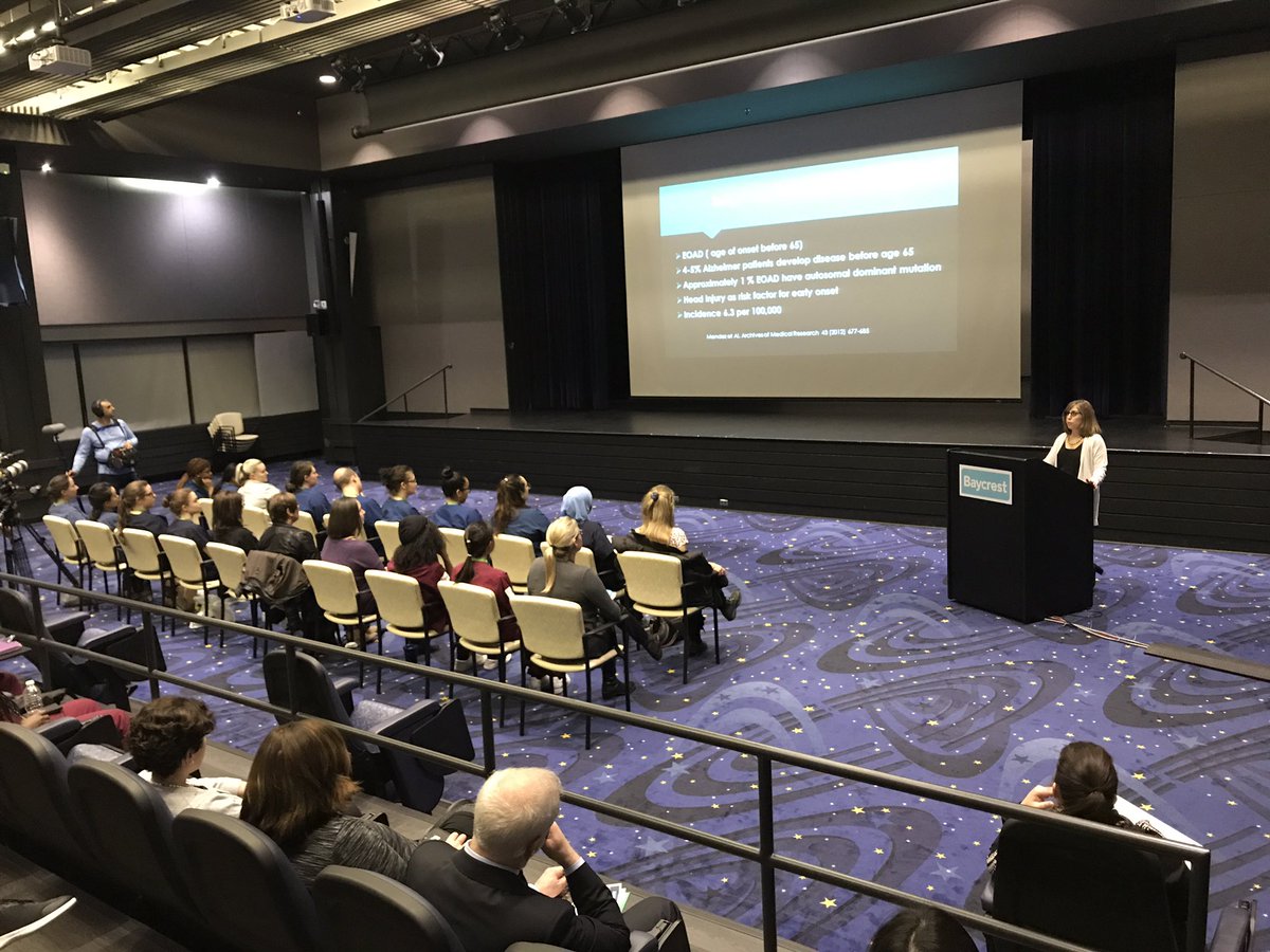 Baycrest's tweet photo. On Family Caregiver Day, staff &amp; students gather at @Baycrest to learn about providing care to loved ones with #dementia. #thxcaregivers https://t.co/pkrwqW4j5W