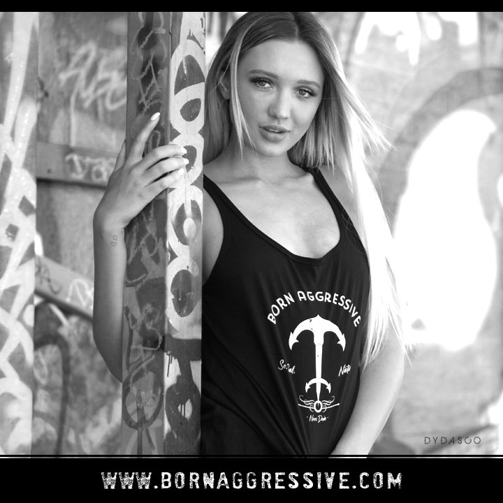 bornaggressive's tweet image. Ladies... now is a good time to grab a Born Aggressive tank top with the warm California weather ahead. Use promo code LIFESTYLE for 20% off