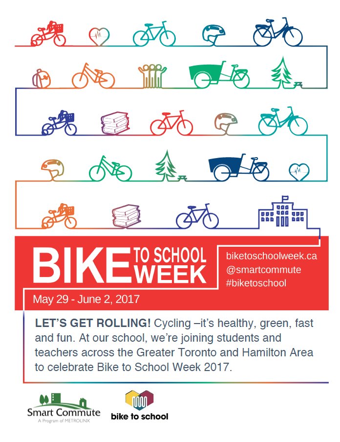 So far 159 schools signed up for #BiketoSchool Week, have you? <a href="/HWDSB/">HWDSB</a> <a href="/YRDSB/">York Region DSB</a> <a href="/PeelSchools/">Peel District School Board</a> bit.ly/1Q6gePa