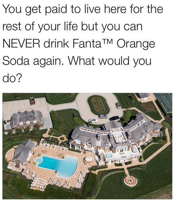 I wanna know who thought this would be a tough choice