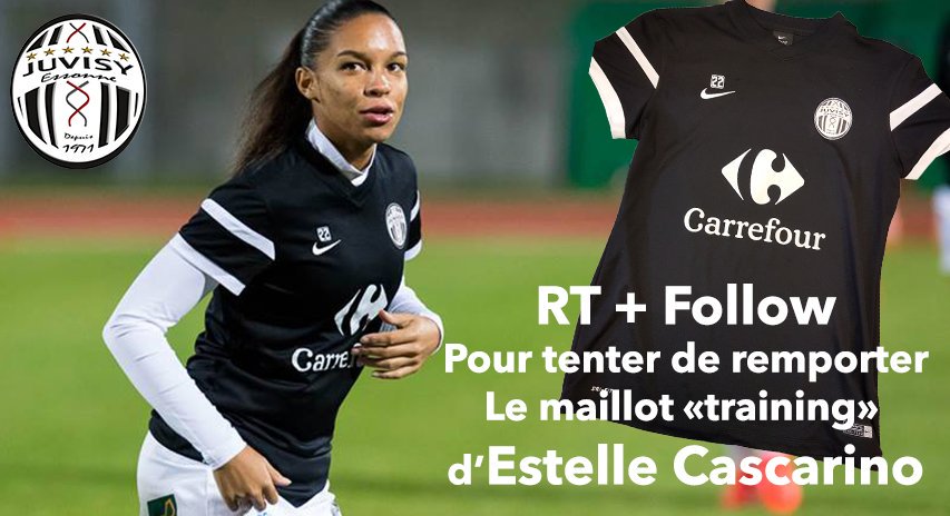 ⚠ Tentez de gagner le maillot "training" noir d'Estelle Cascarino! #TeamJuv 

Follow + RT pour participer ⚠

Résultat: Jeudi 6 avril à 12h00