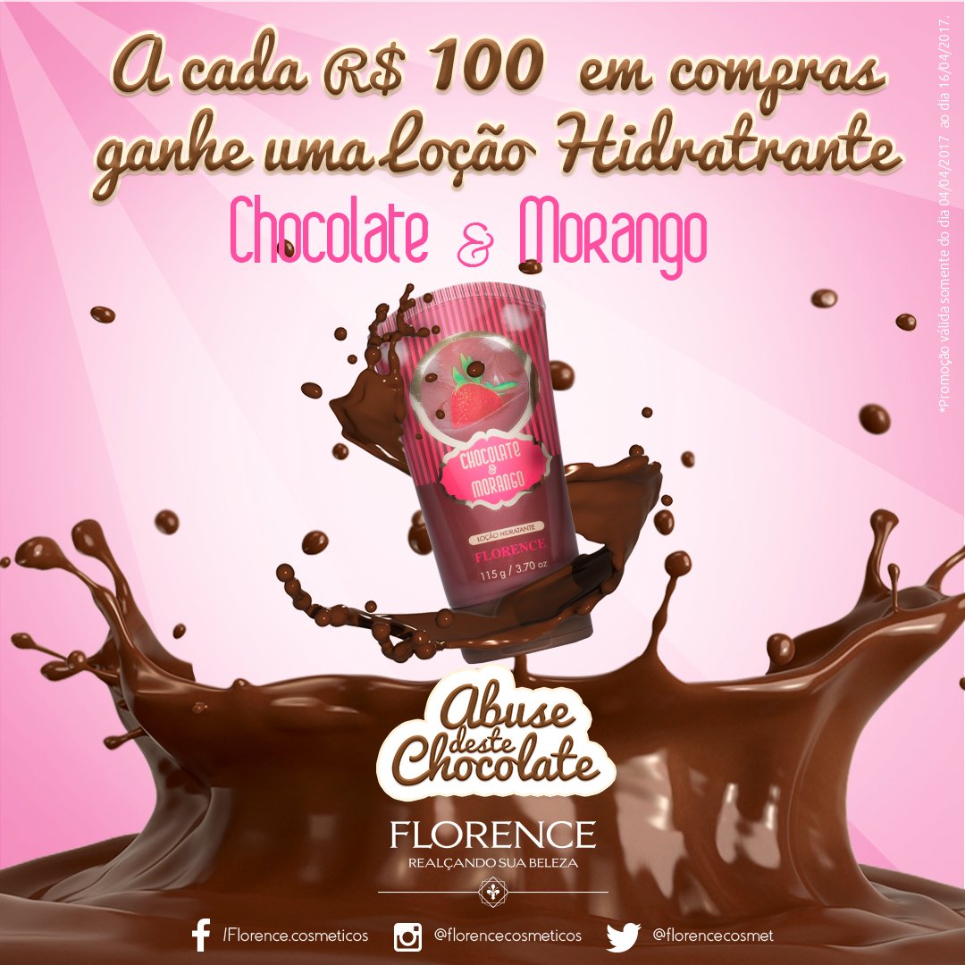 princesscosmet's tweet photo. Abuse deste chocolate!

A cada R$ 100,00 em compras em nosso ganhe uma Loção Hidratante Chocolate &amp; Morango da Linha Vintage. https://t.co/s3rvvGwA69