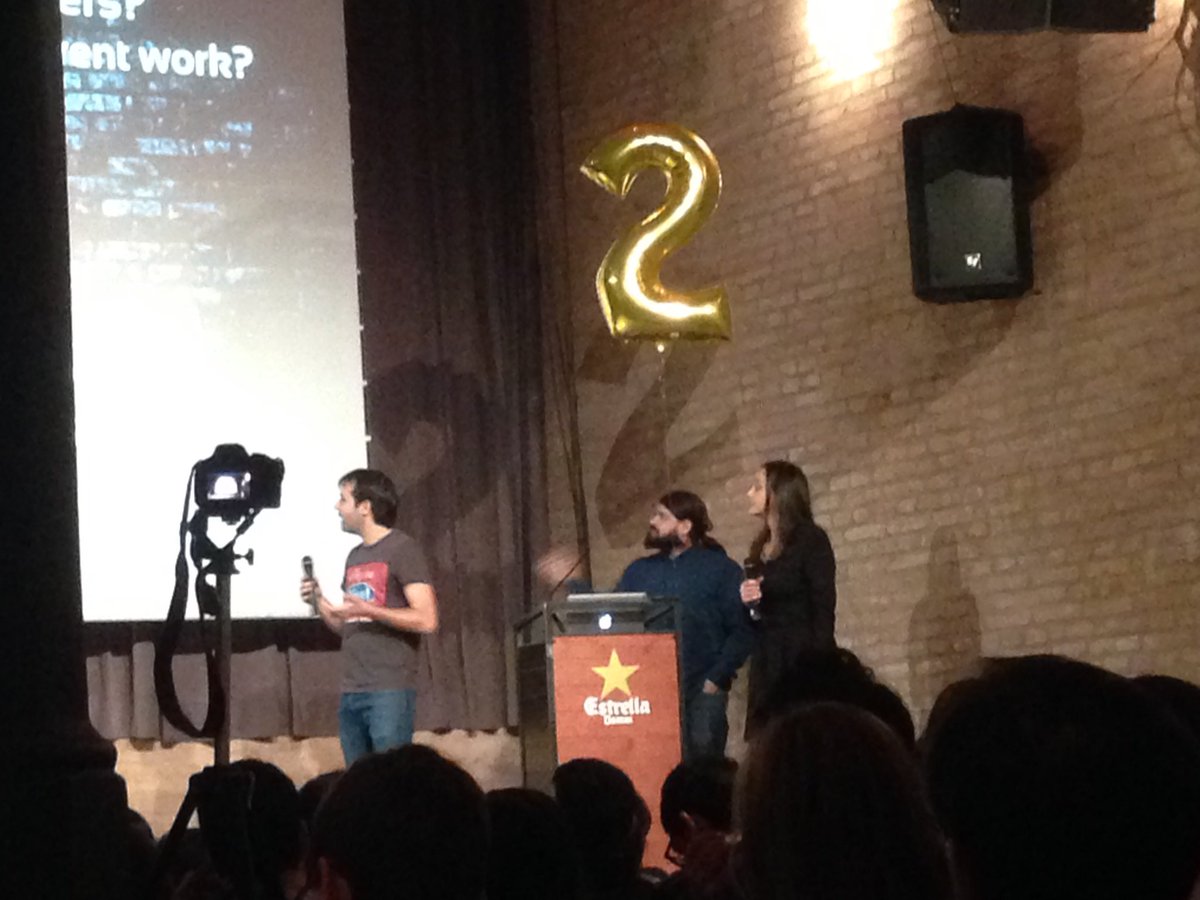 13th <a href="/DataBeersBCN/">Data Beers BCN</a> 2nd anniversary! Congrats to all the team and thanks to #antigafabricaDamm for the 🍻