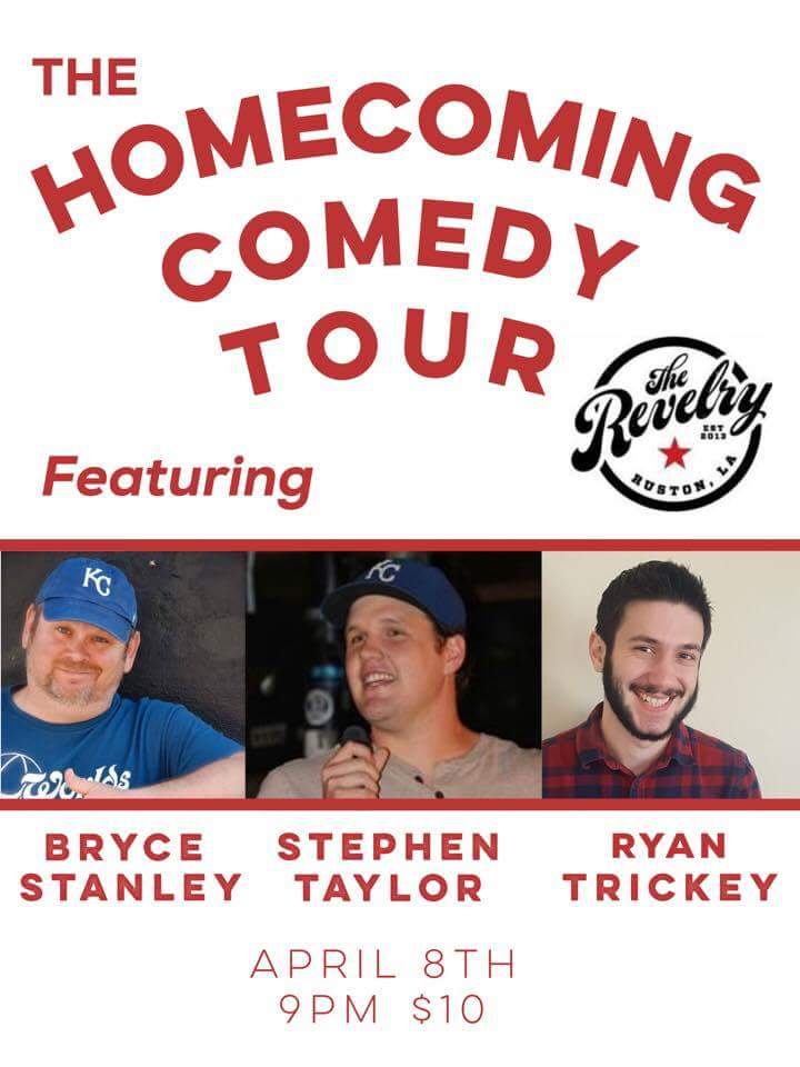 StephenGTaylor's tweet photo. RUSTON: Come see how far my life hasn't come: From bouncing on the weekends to performing @RevelryofRuston this Saturday.
#LATech #Ruston https://t.co/XPowgaPrbU