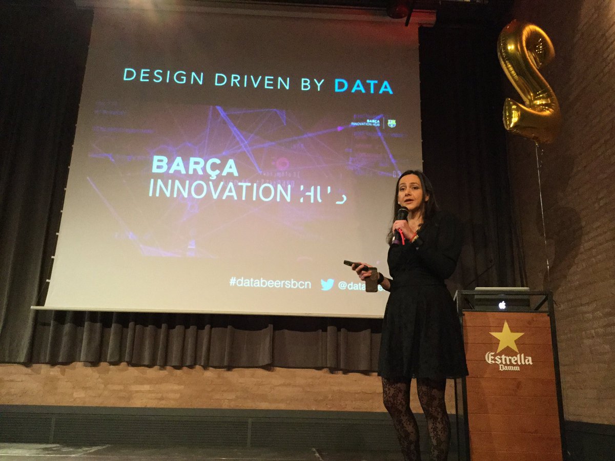Design driven by data #Barça innovation hub  #DataBeersBCN #AntigaFabrica