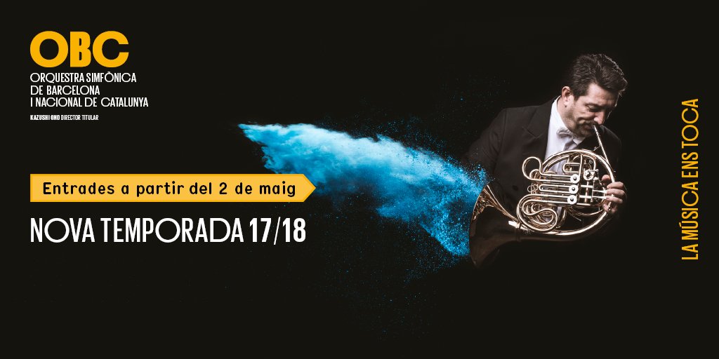 Mozart, Beethoven, Schubert i Schumann enriquiran el so de l’<a href="/OrquestraOBC/">Orquestra OBC</a> gràcies a Jan Willen de Vriend, dir. convidat. #NovaTemporadaOBC