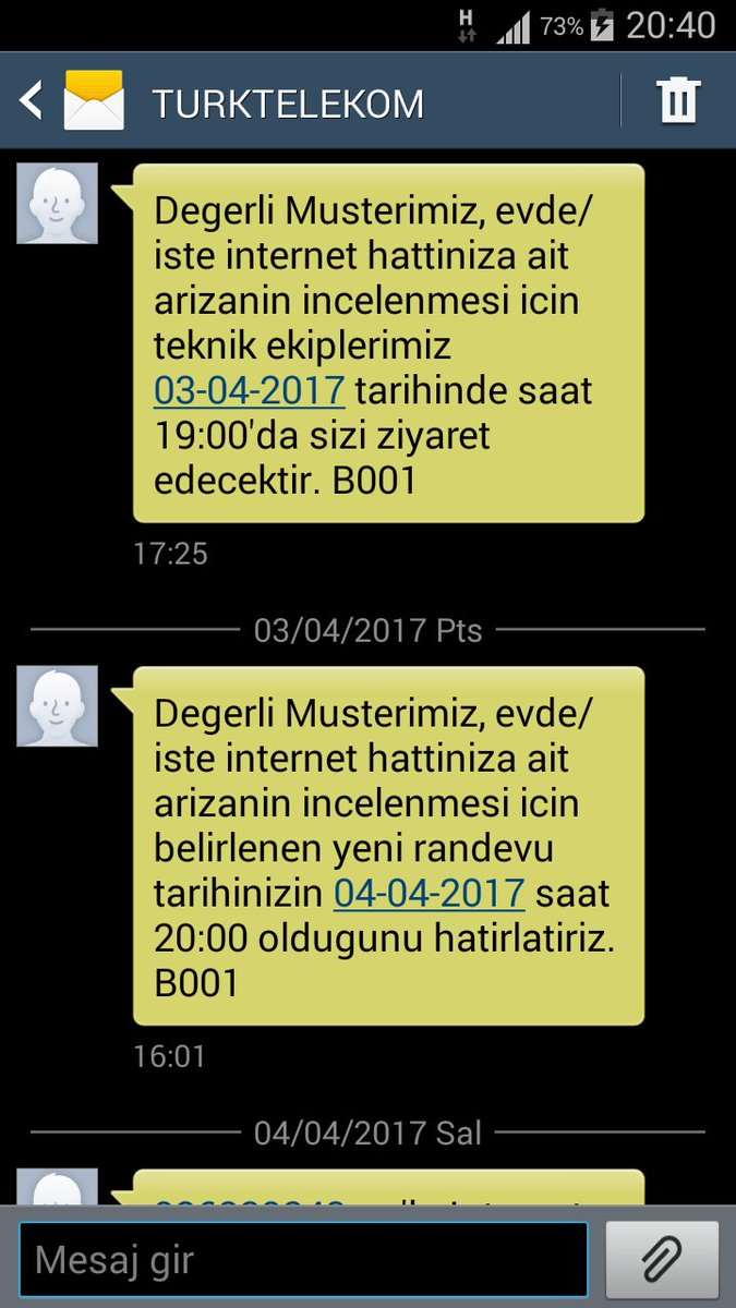 tnaiboglu's tweet photo. Yalancı @turktelekom randevu var sen yoksun. Bi de kontrol ettik diyorsun. 5 gün oldu hala internet yok. Paranla rezil olmak bu olsa gerek. https://t.co/VpBQJnXDGO
