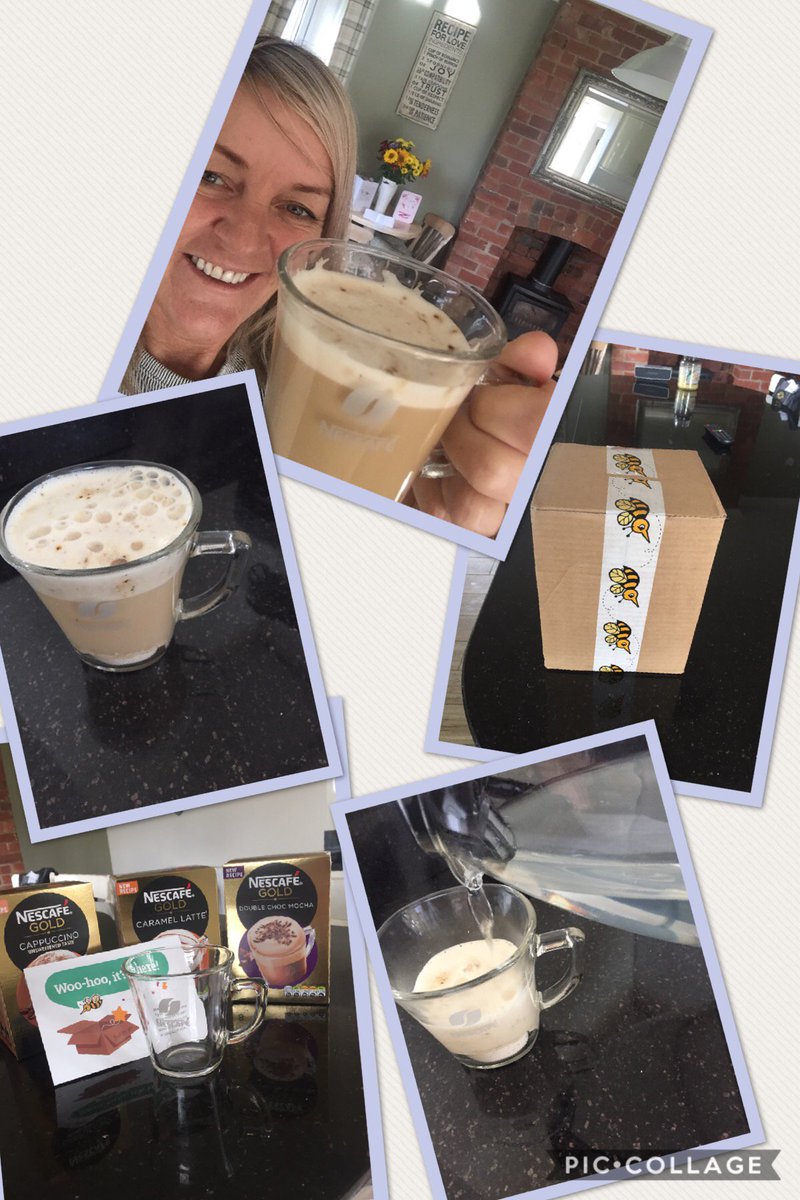 bizzybizzy44's tweet photo. The perfect way to start the day is with this amazing coffee sent for me to review #GotITFree #TasteItToBeliveIt @NescafeGoldUk https://t.co/VL2tpJzHGH