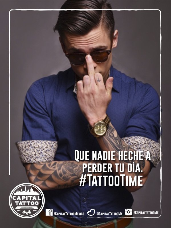 CapitalTattooMX's tweet photo. #FelizJueves día perfecto para un tatuaje #CapitalTattoo https://t.co/3WHX5SUNpx