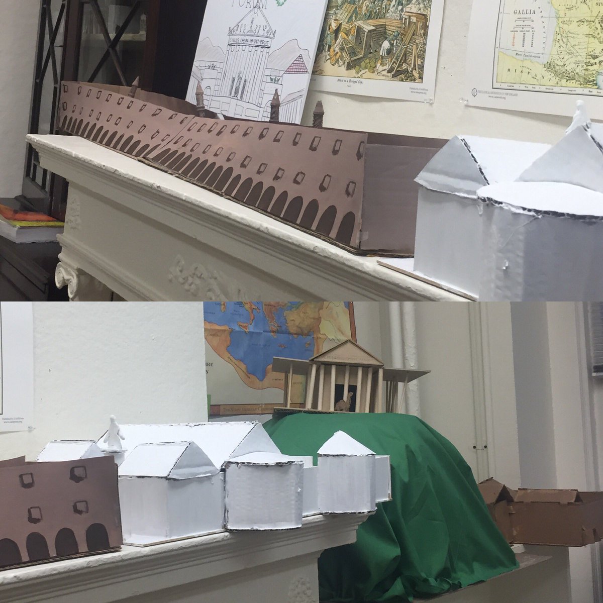 MagistraWebster's tweet photo. @MmtLatinClub @MarymountNY @EWaltersScience Marymount Latin students recreated the Roman Forum today! https://t.co/uZJxwyYl55