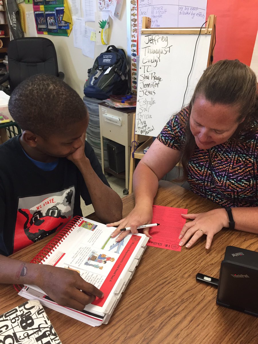 Amid cheers from classmates, he moved another level! Started at 2G now at 1R! Way to go Sedgefield Guilford NC.! #ARCPD <a href="/AmericanReading/">American Reading</a>