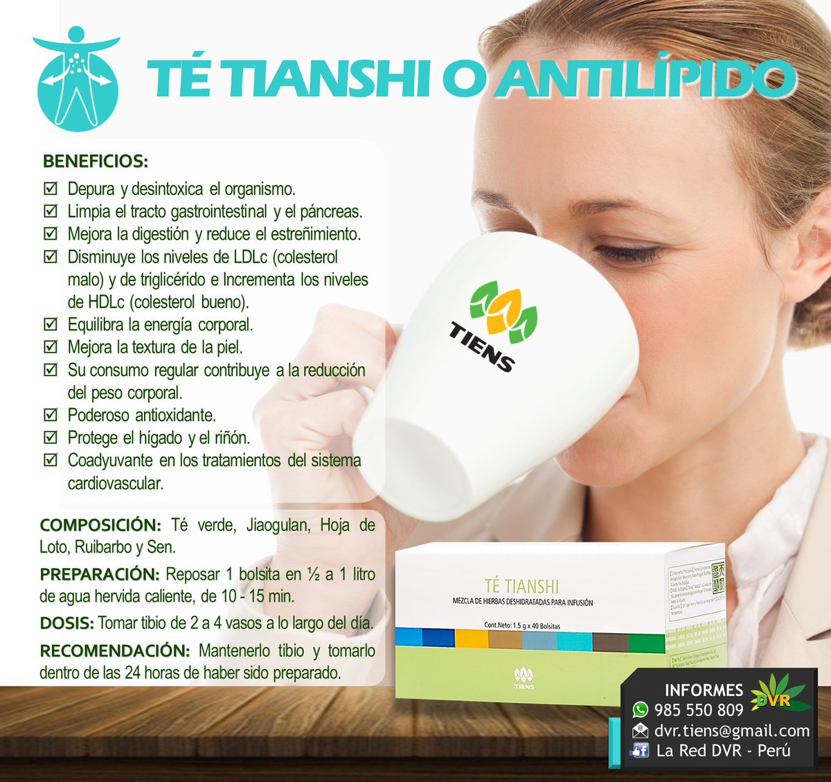 DvrTiens's tweet photo. El #TeTianchi o #TeAntilipido de #Tiens combina hierbas medicinales que #equilibran la #energía interna y #Limpia.. 
https://t.co/9nBqi4wvuX https://t.co/emE6uBPf2d