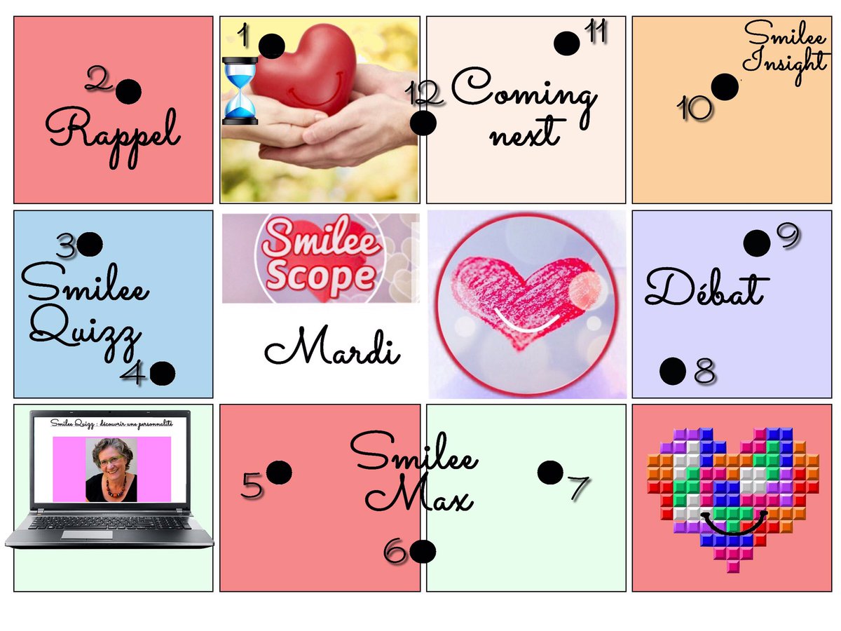MaBienveillance's tweet photo. Venez découvrir le nouveau parcours #bienveillant du @smileescope à 20h15 avec 
👉🏻le @SmileeQuiz 
🗳le @SmileeMax 
👉🏻le @smileeinside débat https://t.co/AGX6fTLYH4