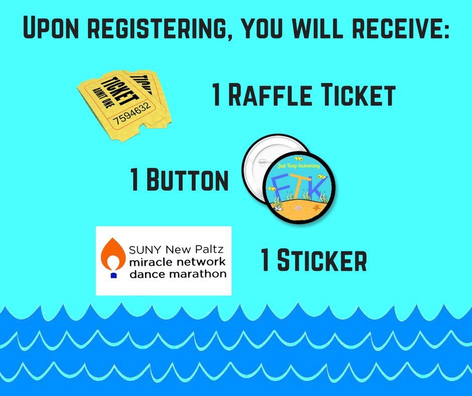sunynpdm's tweet photo. For registering for #SUNYNPDM, you'll get a raffle ticket, a button, and a Dance Marathon sticker! https://t.co/Zy9Rxuab0X