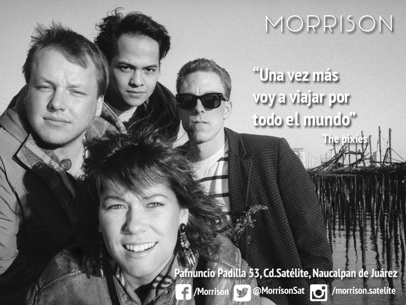 MorrisonSat's tweet image. #FelizMartes banda rockera, recuerden que diario tenemos música en vivo para pasarla de 10 #Morrison