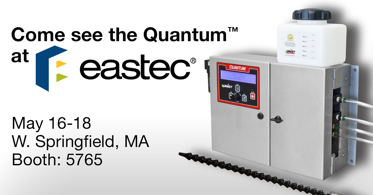 unistinc's tweet photo. Come see the Quantum™ system @eastec May 16-18, Booth: 5765 #eastec #minimumquantitylubrication
Learn more: https://t.co/FOACKcm3SC https://t.co/73Dru8rFFT