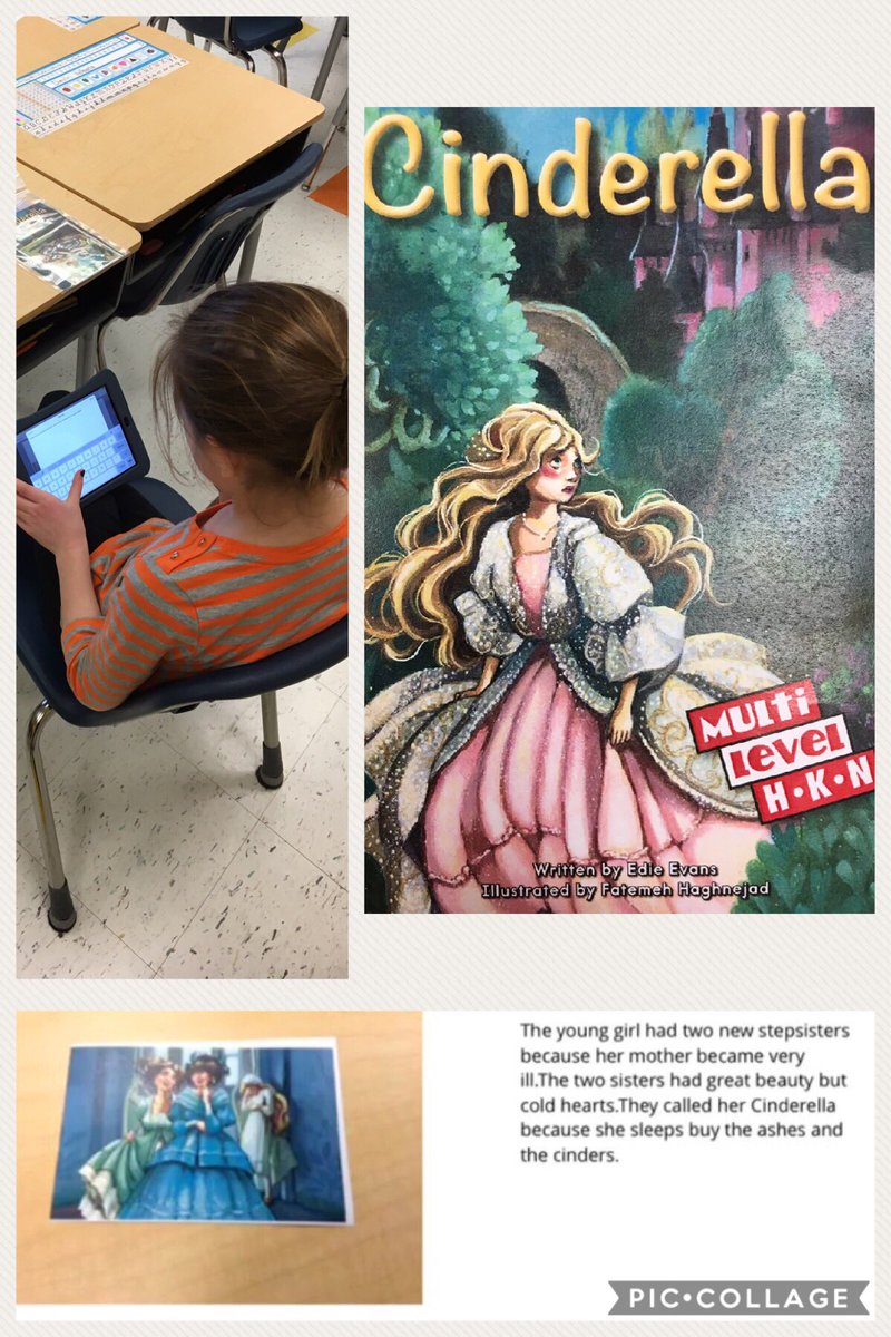 MrMurrayTJ's tweet image. Sts using the Book Creator app to retell their version of Cinderella.What a great way to check sts comprehension of a story!#rethinkteaching