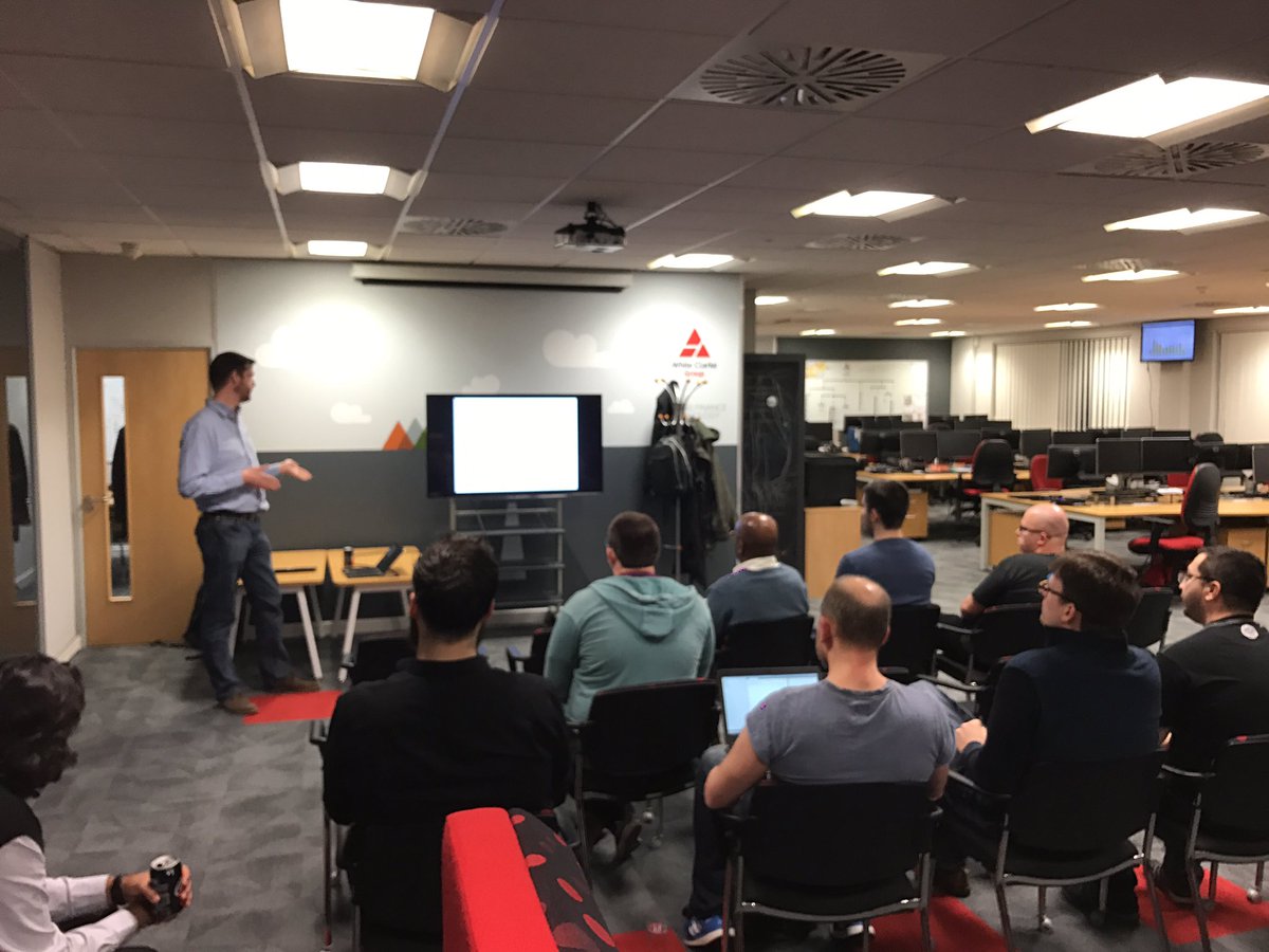 MiltonKeynesJS's tweet photo. Alex Curtis speaking about Serverless Architectures https://t.co/YVTa2Ou3nN