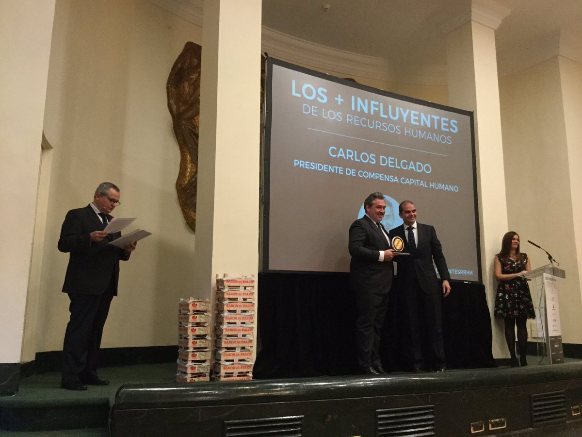 RRHH DIGITAL (@rrhhdigital) on Twitter photo El segundo puesto de Los + Influyentes 2017 es para <a href="/CarlosDelgadoPl/">CarlosDelgadoPlanás</a> Presidente de @CompensaCH 🏆 #InfluyentesRRHH El segundo puesto de Los + Influyentes 2017 es para <a href="/CarlosDelgadoPl/">CarlosDelgadoPlanás</a> Presidente de @CompensaCH 🏆 #InfluyentesRRHH