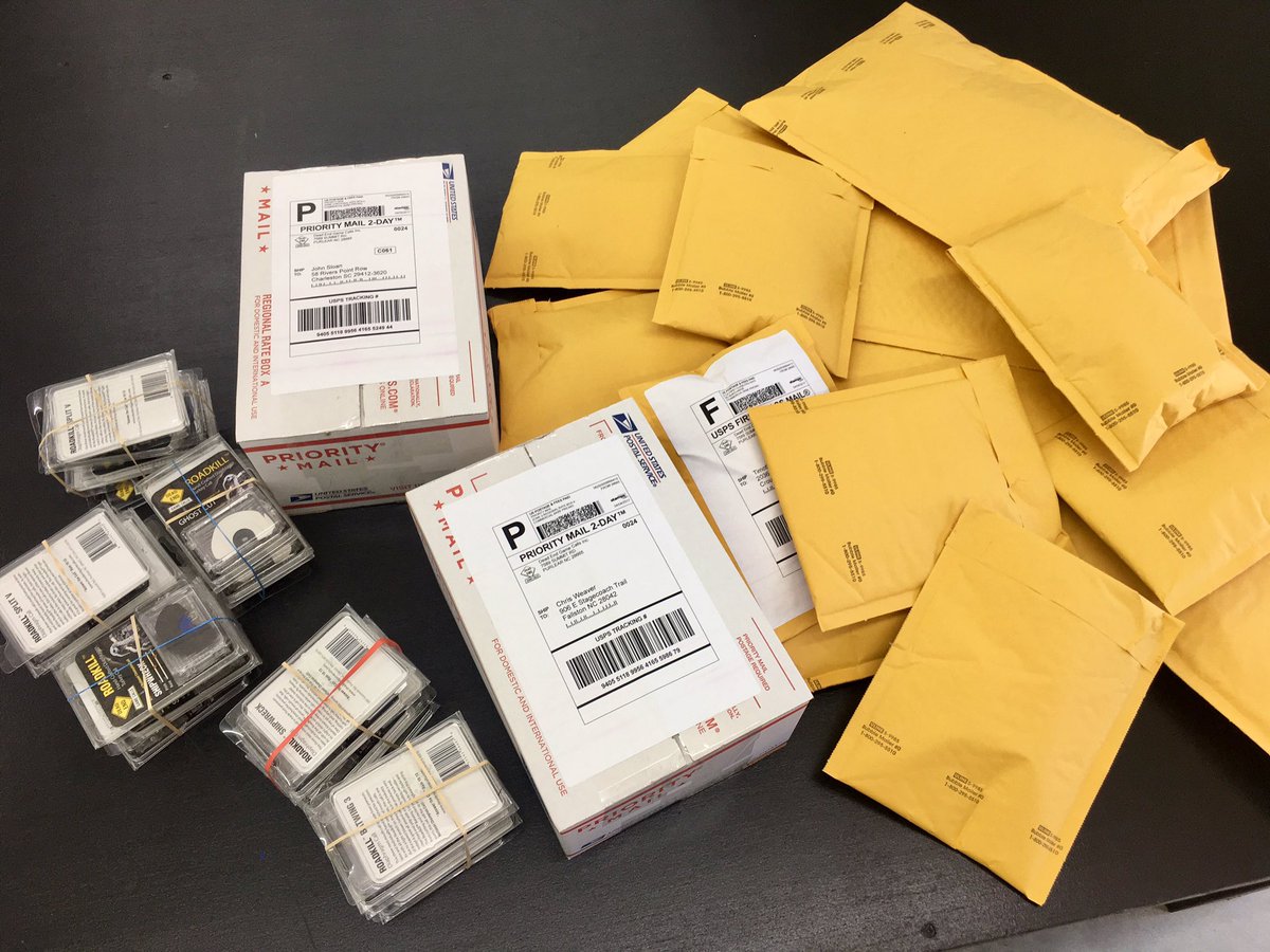 Thankful for our awesome customers! More orders headed out! We pray that each of you are blessed to bring a longbeard down a dead end road!