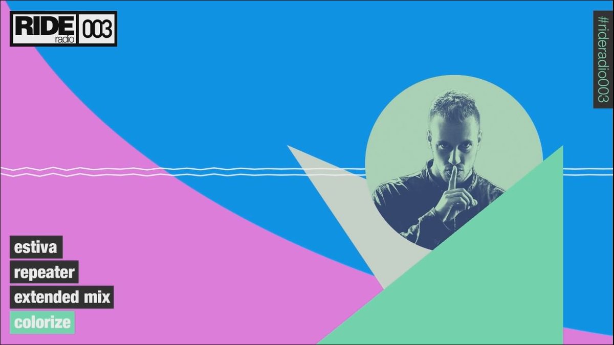 MyonMuzik's tweet photo. A throwback to the very first track on @rideradiofm with another one from Steven.
12. @estivamusic 'Repeater' (@Colorize_Music)
#RIDE003 https://t.co/HchLpPY5ja