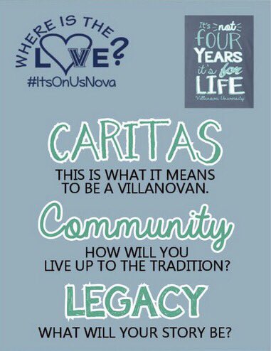 VillanovaHealth's tweet photo. It's not four years, it's for life! #leaveyourlegacy https://t.co/UCUtchNSID