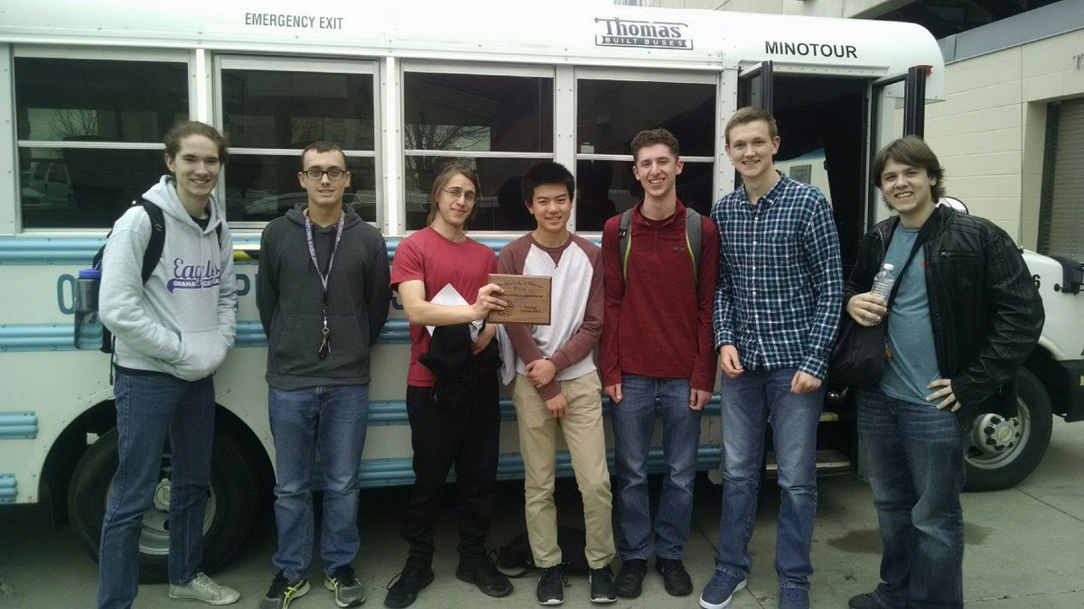 OPSCentralHigh's tweet photo. Congratulations to the Computer Programming students for an impressive 2nd Place finish at UNL!  #EagleWay  #downtownproud https://t.co/VQ1wfnqxLU