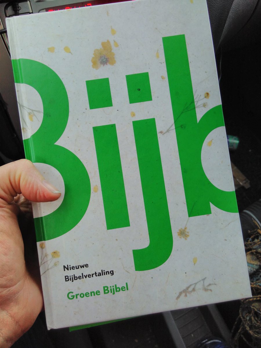 Deze gaat een ere plaats krijgen in de Kleine Kapel. Dank @NBG_Bijbel #duurzamebezinning