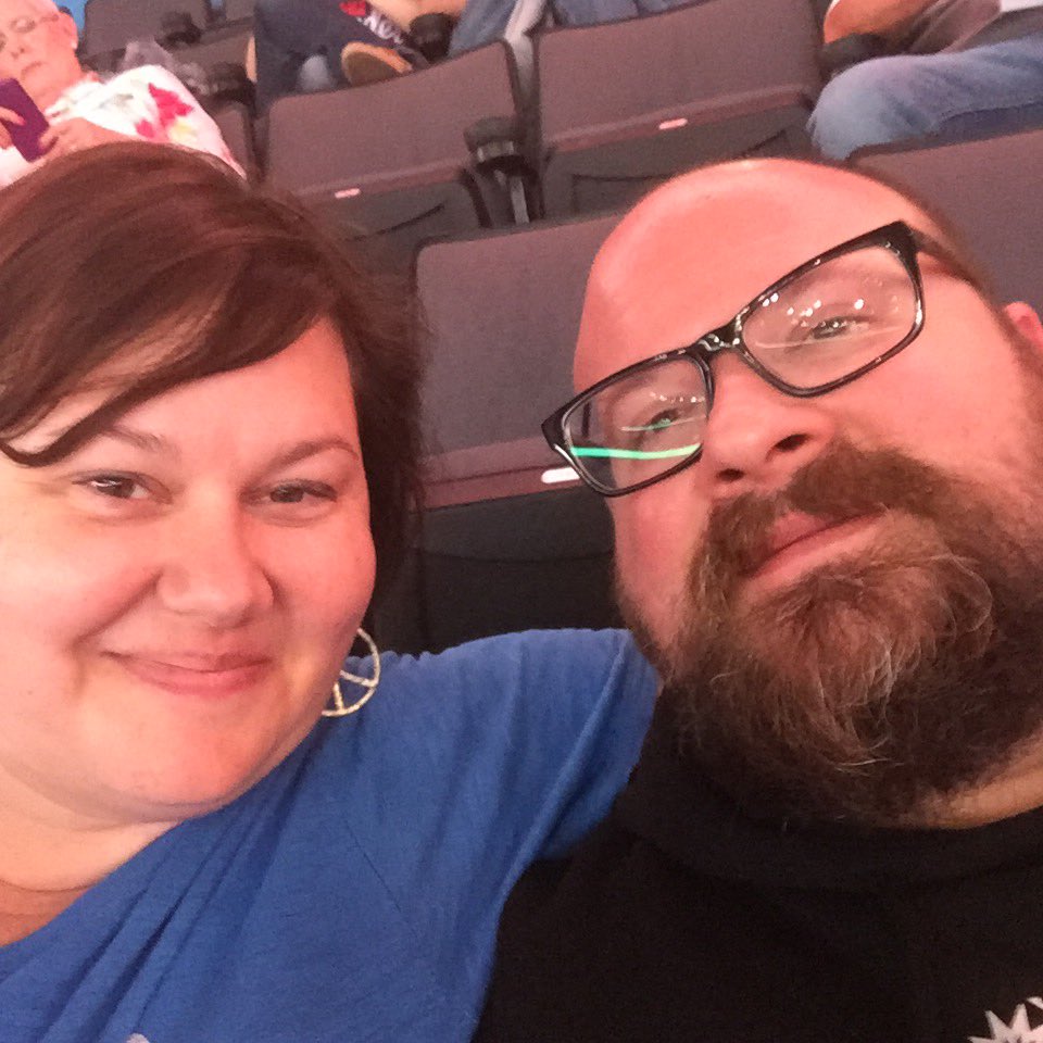 leftyjilly's tweet photo. @okcthunder with #mylove #datenight #tripledoublerecord #thunderup #okc #sportsball https://t.co/0zySO0ZicU