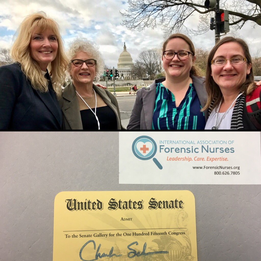breewell's tweet photo. Forensic nurses on the hill! #100ForensicRNs #FNUanswerthecall #IAFNnewyork https://t.co/2nZGXPo5OB