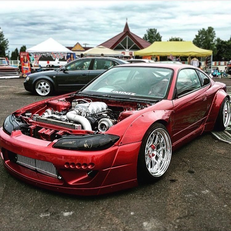 jdmemperor's tweet photo. This S15 means business #JDM https://t.co/90uHFMqT5M