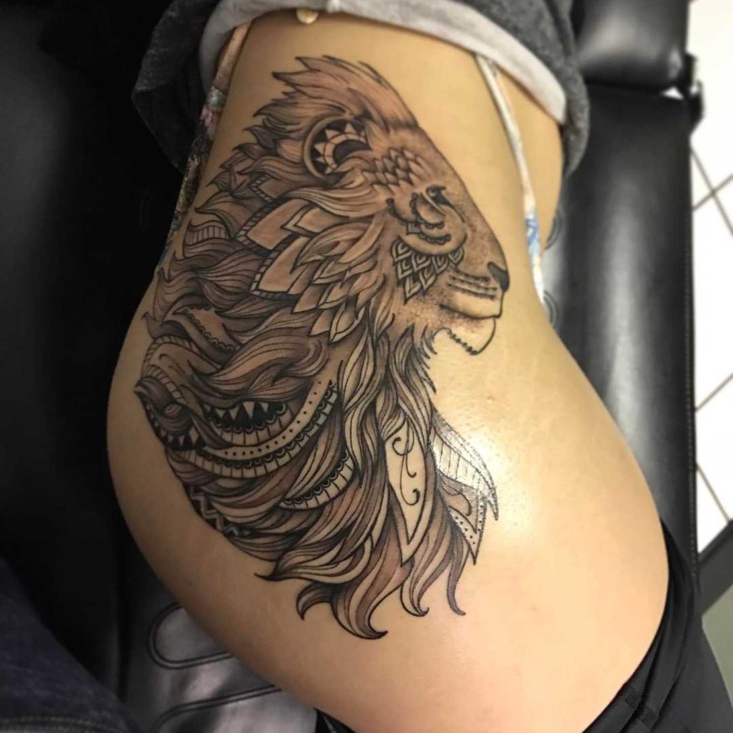 Small Lion Tattoo Best Tattoo Ideas Gallery Hip tattoos 151 Horror tattoos...