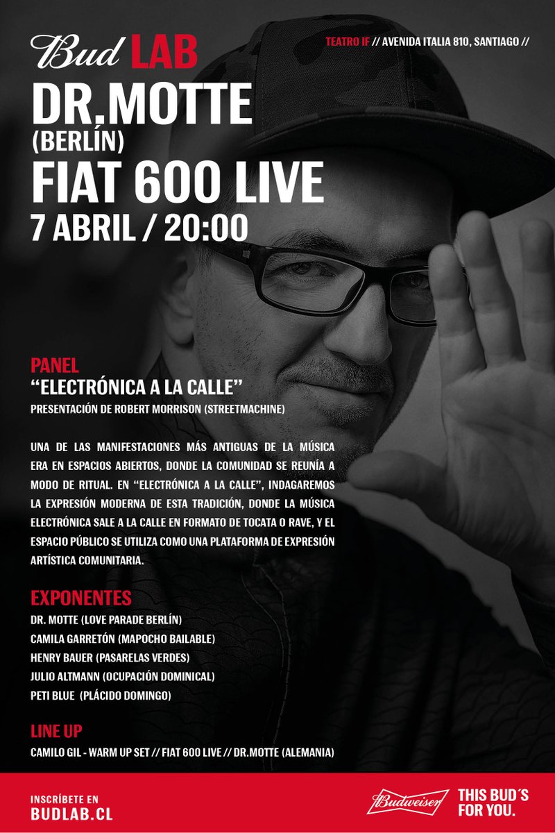 F600conejeros's tweet photo. #BudLab #ElectronicMusicLab https://t.co/kCkbDCgZg7