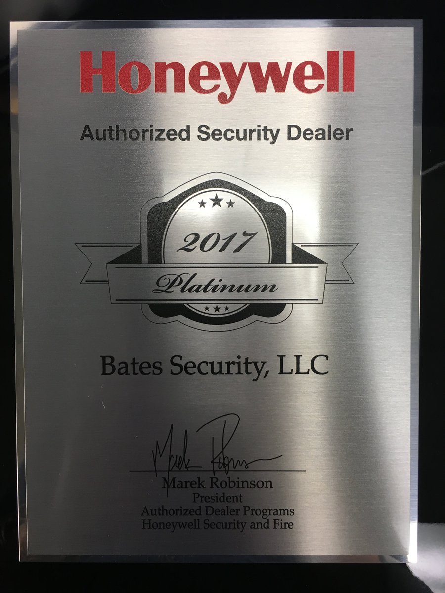 We have received a Platinum certification as a Honeywell Authorized Security Dealer! #LocalMatters #ILoveJax #CustomerService #TopNotchCare