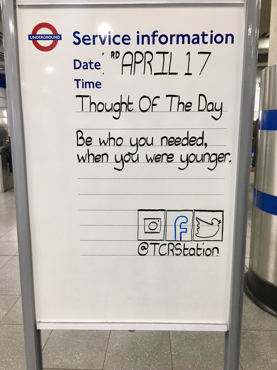 TheWhatNowBlog's tweet image. I Loved Today&apos;s Thought Of The Day From @TCRStation! &quot;Be Who You Needed When You Were Younger&quot; Top Advice 👍