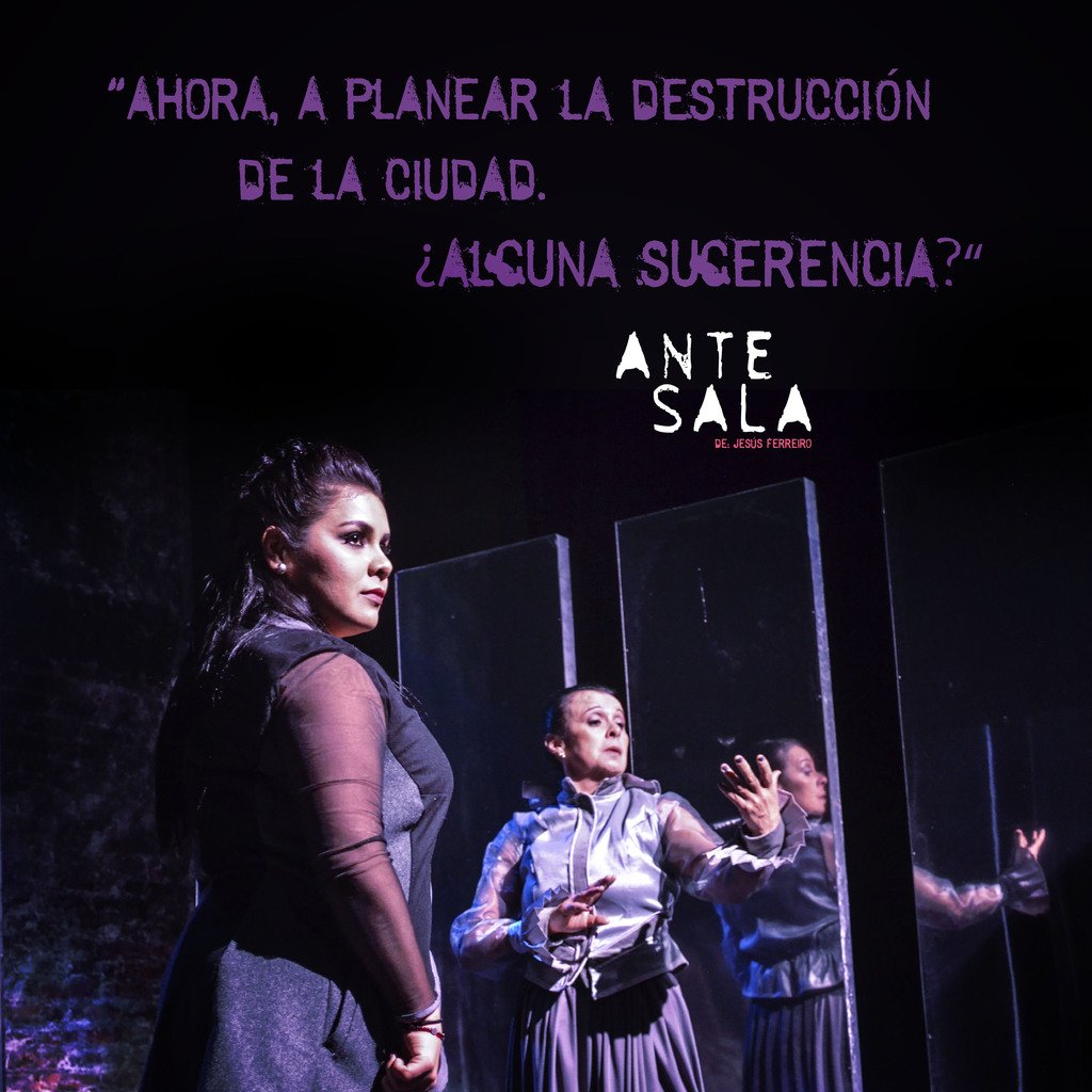 ObraAntesala's tweet photo. ¡Ya casi se acaba nuestra temporada! No te quedes sin vivir #Antesala, viernes 7 y 14 de abril a las 20:30 Hrs. en @LaTeatreria 🎭 https://t.co/dg0U4Ixdhq