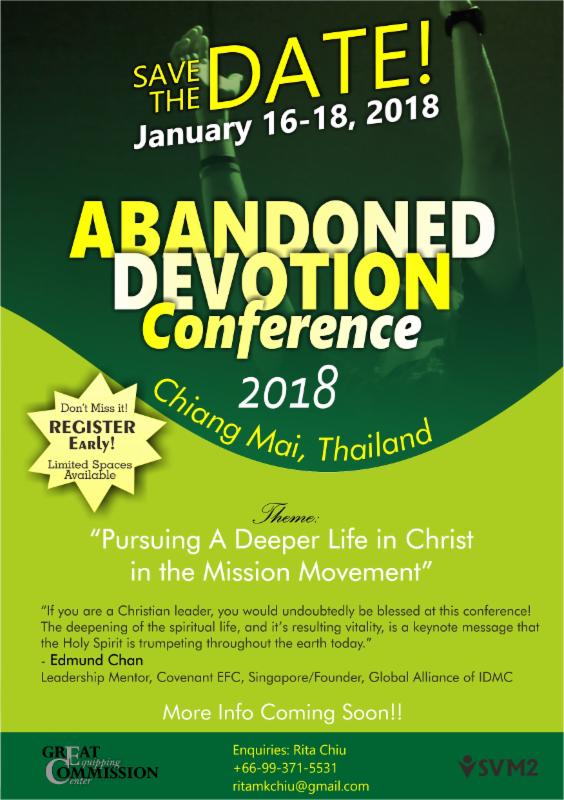 RyanStanleyShaw's tweet photo. Get Ready For "Abandoned Devotion Conference" (January 16-18, 2018). Save the Date! https://t.co/M89kBD7BIe https://t.co/BWeAsmWLZJ
