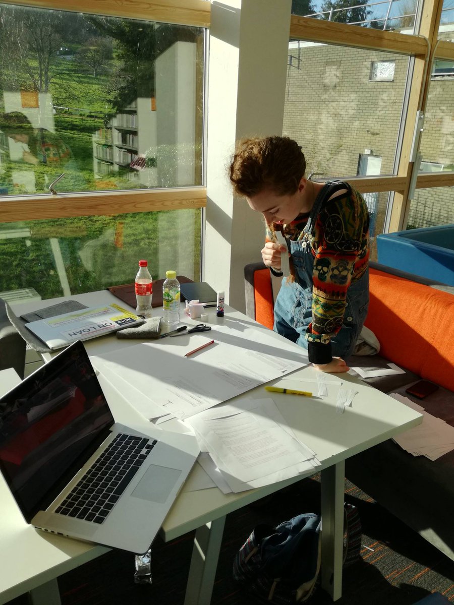 fiorfilms's tweet photo. Today we've been working on a paper edit for our upcoming documentary. Lots of cutting and pasting, moving and sticking. #uwe #film #Doco https://t.co/AQb5dqZBEb